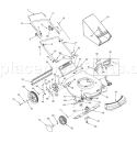 Page B Diagram and Parts List for 11A-589C401 2001 Yard Man Lawn Mower
